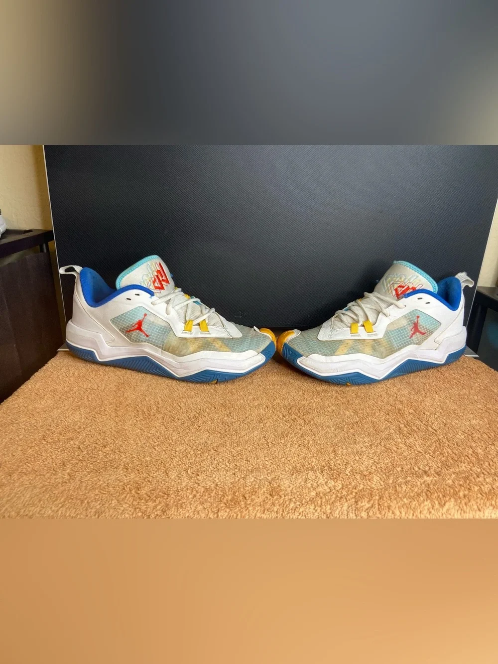 Nike Jordan One Take 4 White Lagoon Pulse Blue UCLA Basketball Shoes DO7193-164